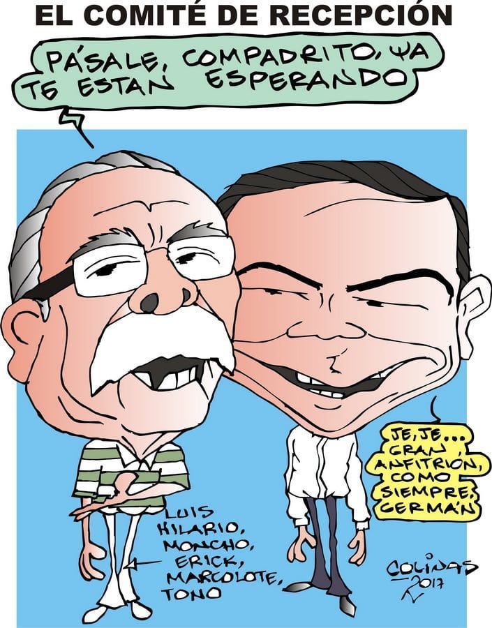 COLINAS: El comité de recepción