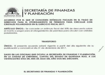 Aplican descuento al polarizado, autoridades ceden al reclamo popular