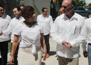 Sostiene Leslie Hendricks encuentros con autoridades federales 