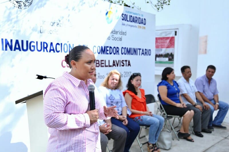 Entrega Cristina Torres primer Comedor Comunitario en beneficio de 400 personas