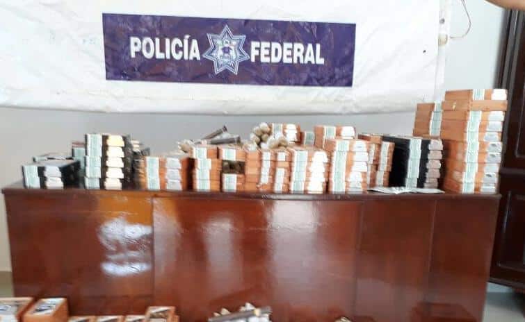 Incauta Policía Federal cargamento de puros con destino a Cancún
