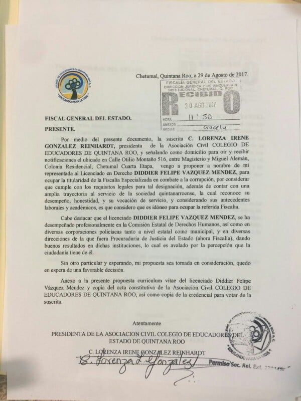Va Diddier por Fiscalía Anticorrupción de la FGE