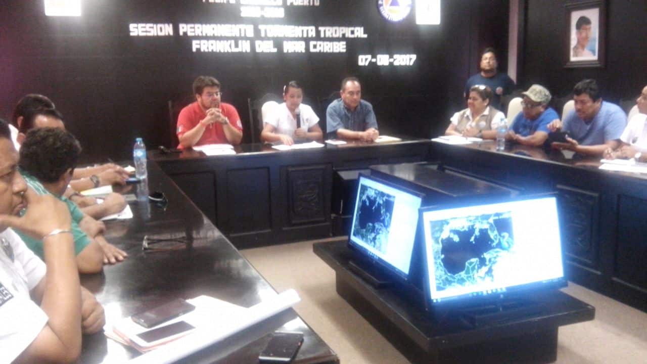 Implementan acciónes en FCP por tormenta tropical «Franklin»