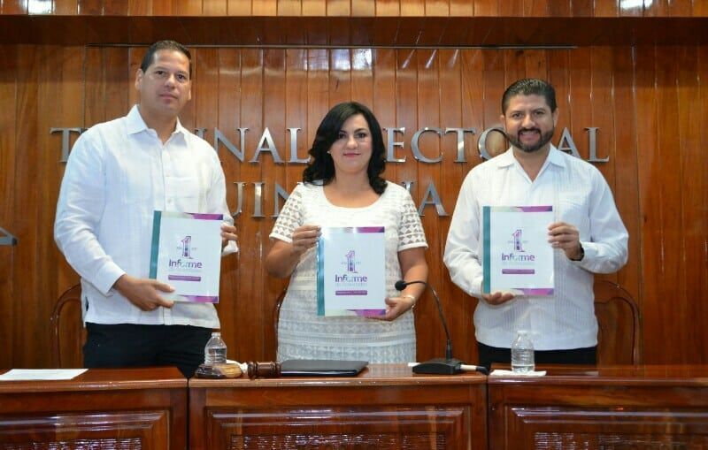 Rinde Magistrada Presidenta del TEQROO informe de actividades 2016-2017