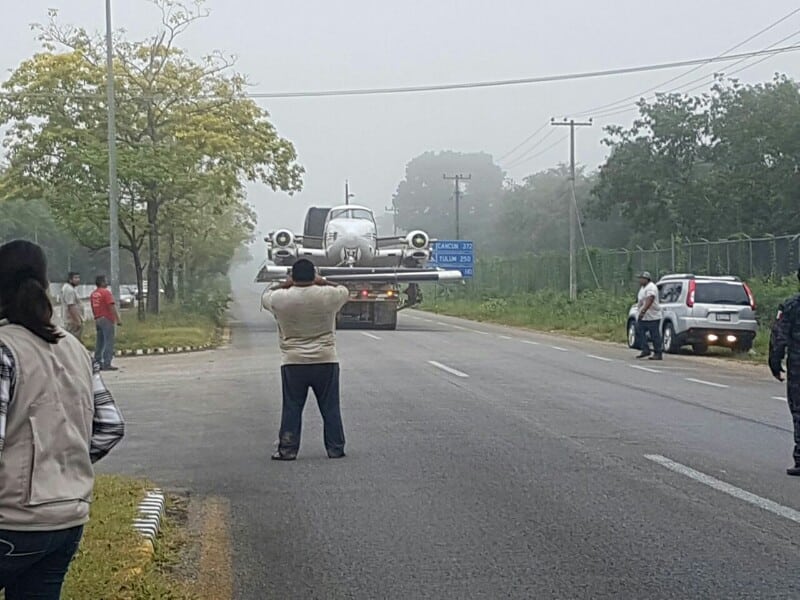 Narcoavioneta fue trasladada al aeropuerto