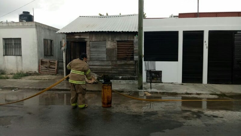Fuga de gas en la Solidaridad deja un lesionado y provoca susto a vecinos