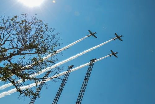 ((Fotos Aviones)) Desfile Cívico Militar Conmemorativo del 207 Aniversario del Inicio de la Independencia de México