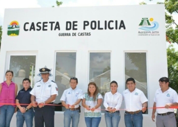 Romi Dzul refuerza la seguridad pública en Tulum con nueva caseta y parque vehicular