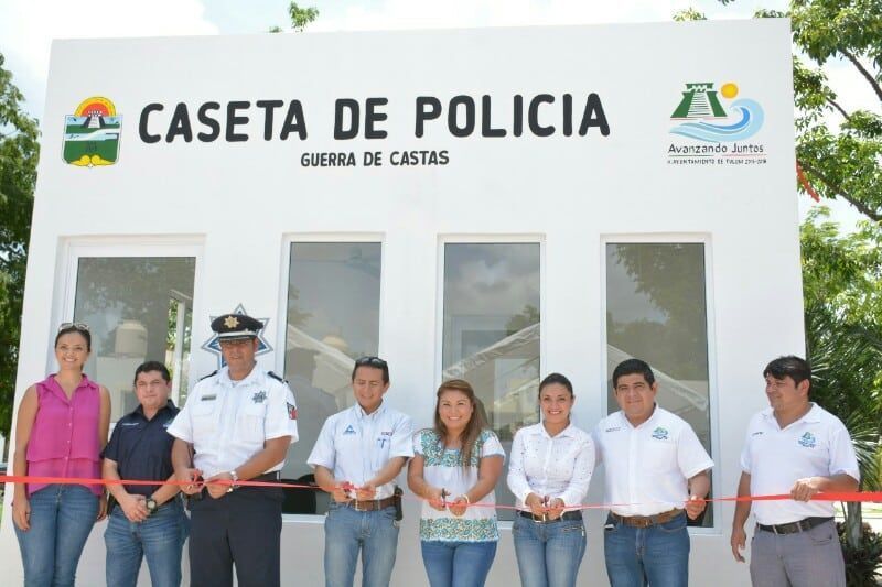 Romi Dzul refuerza la seguridad pública en Tulum con nueva caseta y parque vehicular