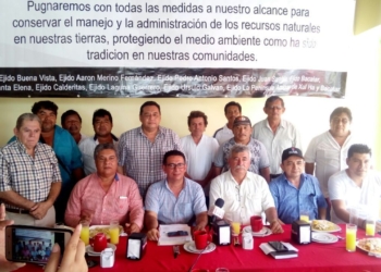 Ejidatarios exigen rotundo no a un área natural protegida en el sur de Q. Roo
