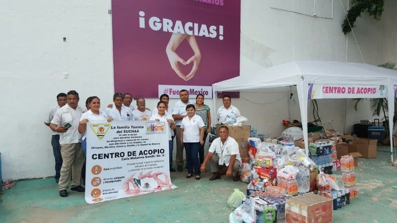 Pone SUCHAA su granito de arena para ayudar a damnificados por sismos