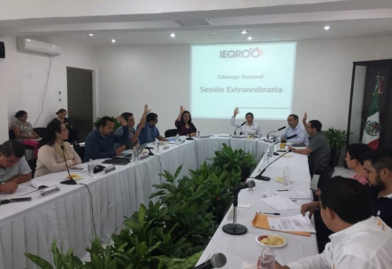 IEQROO aprueba procedimientos para instalación de inmuebles de Consejos Municipales