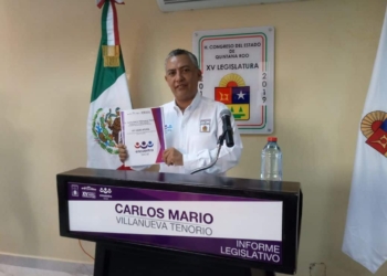 Sin alardes ni tintes proselitistas; rinde Carlos Mario Villanueva su Informe Legislativo