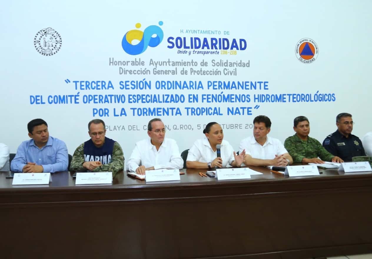 Solidaridad esta listo para atender contingencia por tormenta «Nate»: Cristina Torres