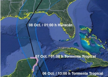 Tormenta tropical Nate impactará con fuertes lluvias a Quintana Roo
