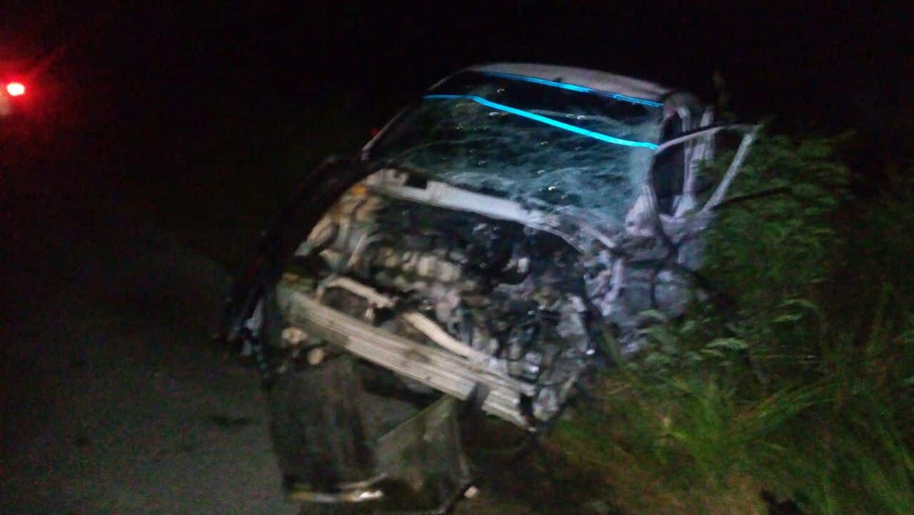 Dos lesionados en accidente cerca de Bacalar
