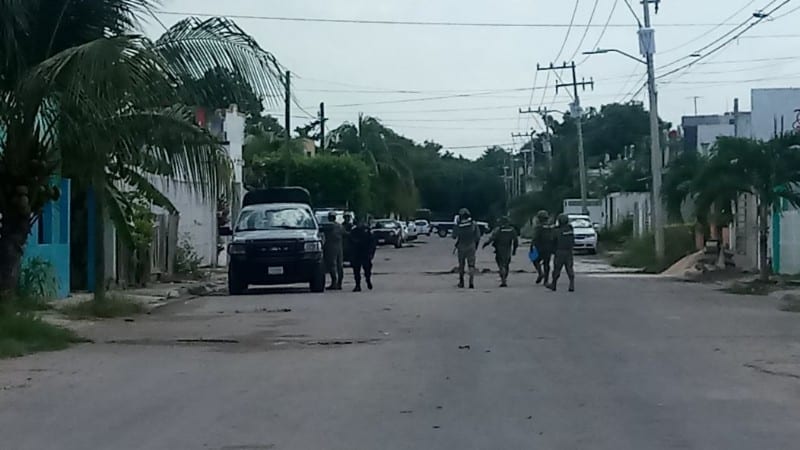 Incautan armas y drogas en domicilio del Fraccionamiento Kinichnah
