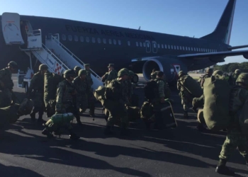 Parten militares de Quintana Roo en refuerzo de acciones al estado de Tamaulipas