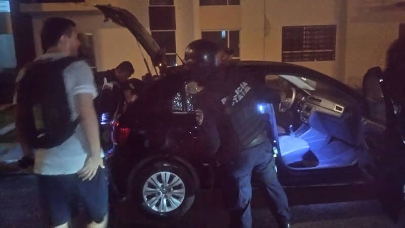 Allana vivienda con pistola en mano; intensa movilización policial