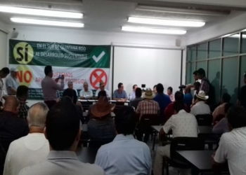 Ejidatarios, no cesan en su lucha contra creación de una ANP en el sur de Q. Roo