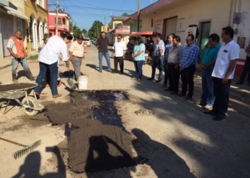 Ayuntamiento de JMM pone en marcha trabajos de bacheo emergente