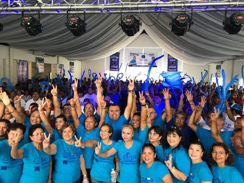 Sergio «Chihua» Cetina, cierra campaña en busca de la dirigencia del SUCHAA