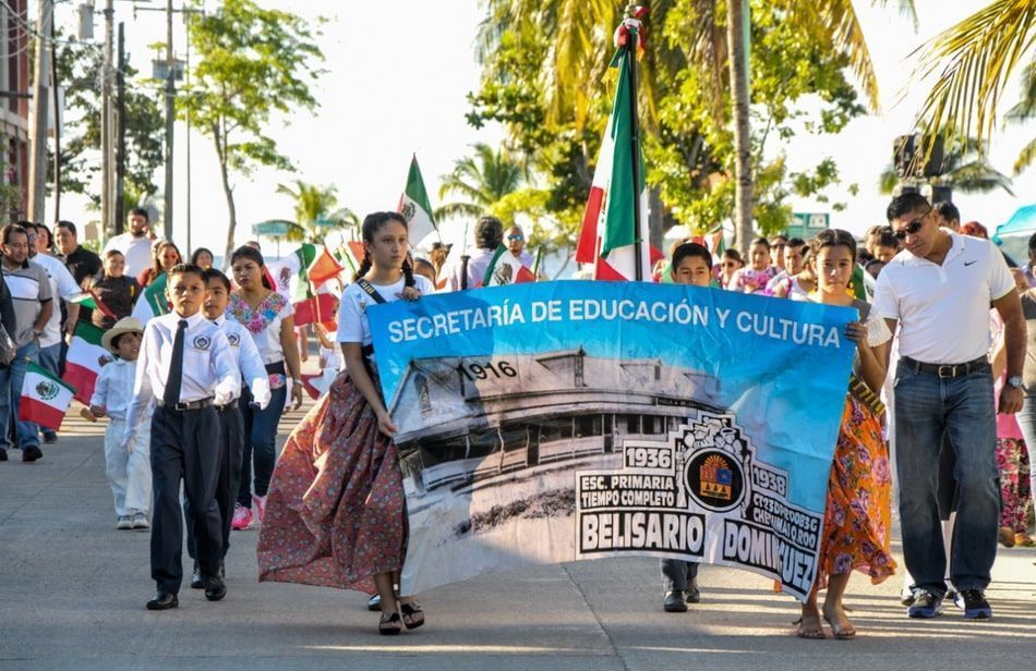 ((FOTOS))Escuela Primaria realiza desfile Revolucionario