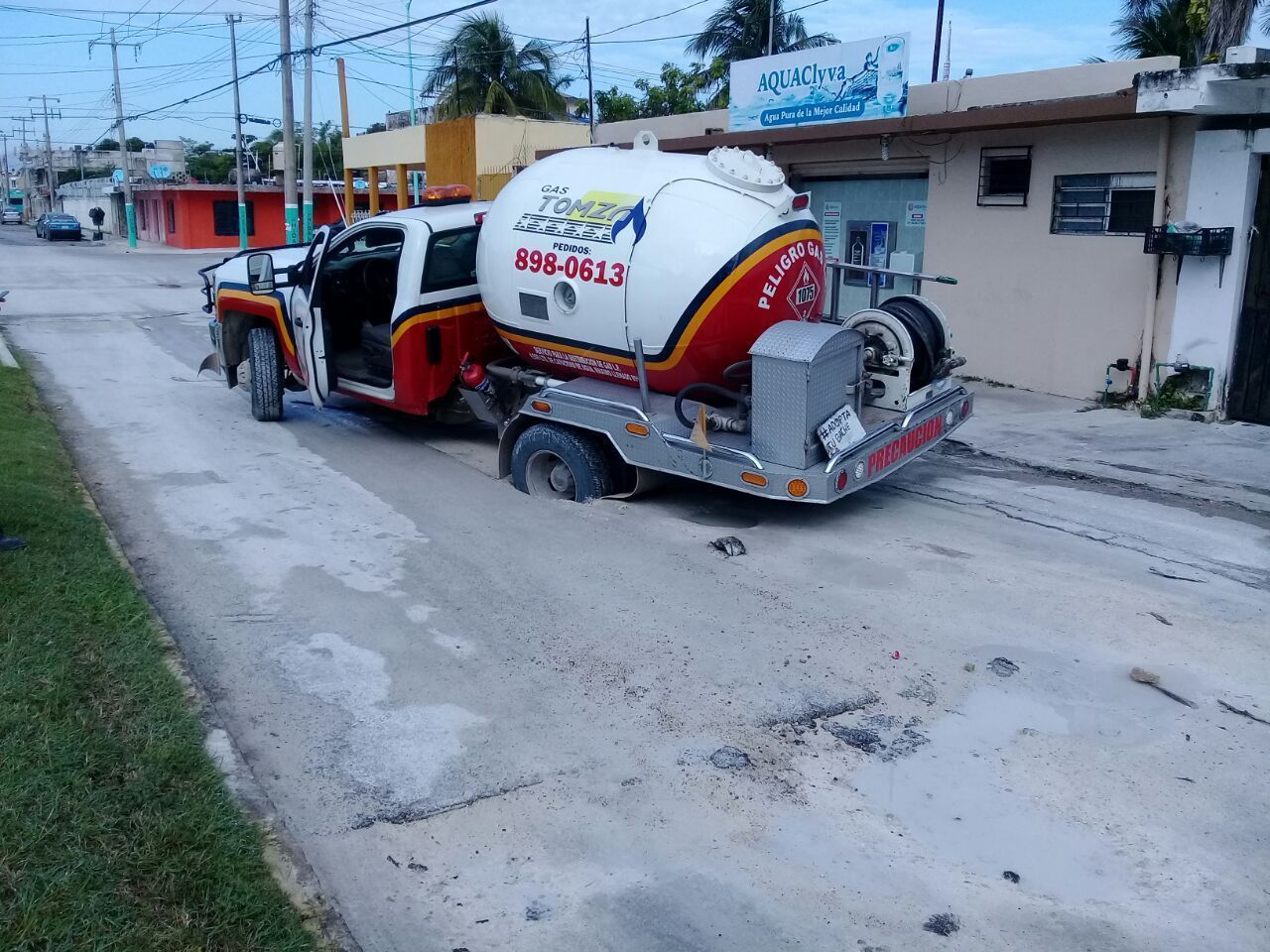 Se hunde pipa en el centro
