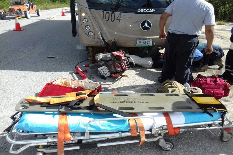 Muere motociclista en Mahahual