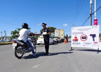 Inicia Policía de Tránsito de Q. Roo fase de concientización Operativo Radar