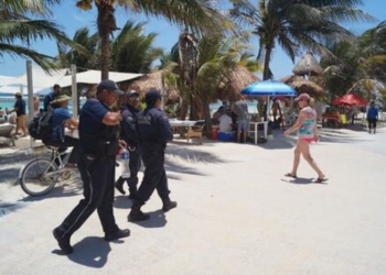 Ayuntamiento de OPB voltea la vista a Mahahual para reforzar la Seguridad Pública