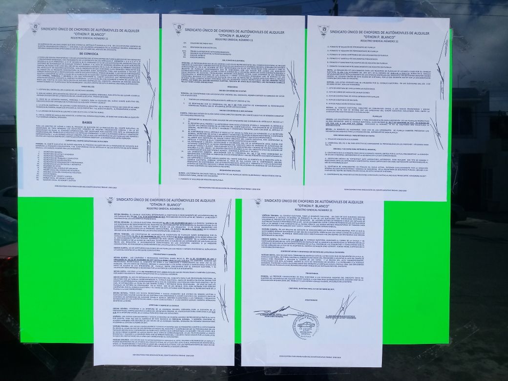 Convocatoria para elegir dirigente del SUCHAA, con piso parejo para todos