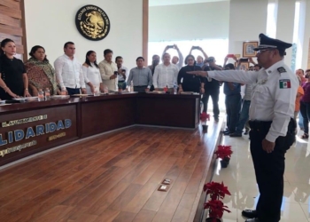 Joaquín Morales releva a Juan Rodríguez Olvera en la Policía Municipal de Solidaridad