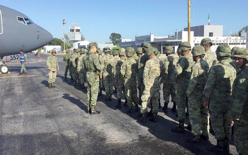 Vuelven a casa militares quintanarroenses tras combatir la delincuencia en Tamaulipas
