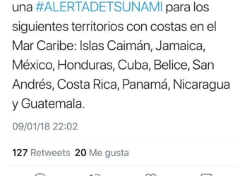 Costas de Quintana Roo, bajo alerta de Tsunami