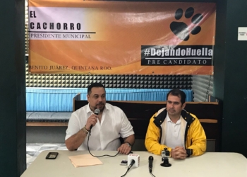 El ‘Cachorro’, se presenta como precandidato del PRD por Benito Juárez