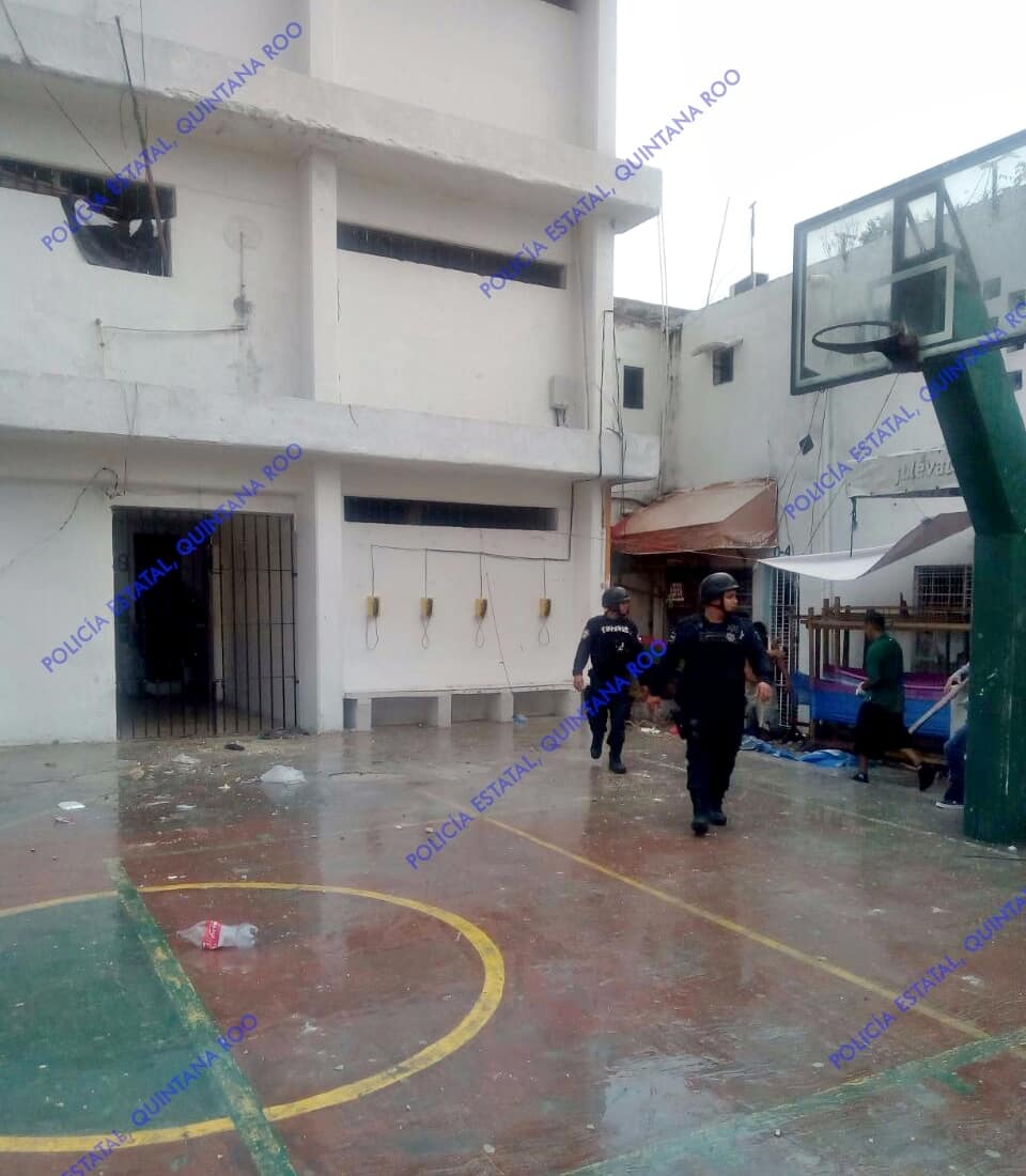 Controla Policía Estatal riña en CERESO de Benito Juárez