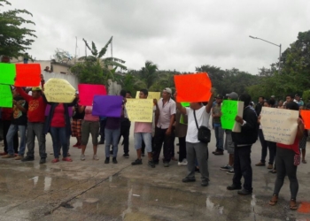 Invasores de predio en Puerto Aventuras piden negociar con el propietario; policía prepara desalojo