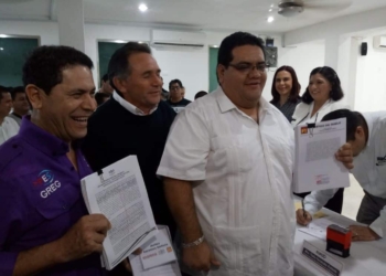 Registran Morena, PT y PES intención de coalición para elección de Ayuntamientos ante el IEQROO