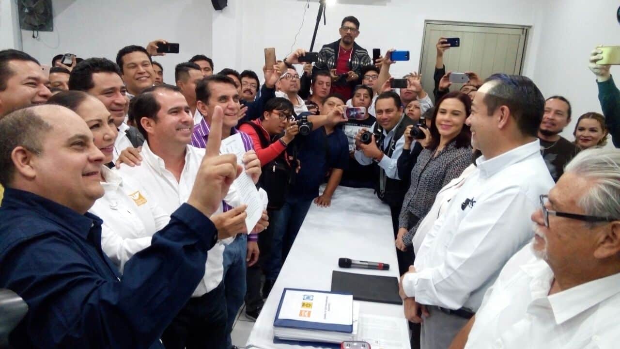 PAN, PRD y Movimiento Ciudadano presentan solicitud convenio de coalición para ayuntamientos