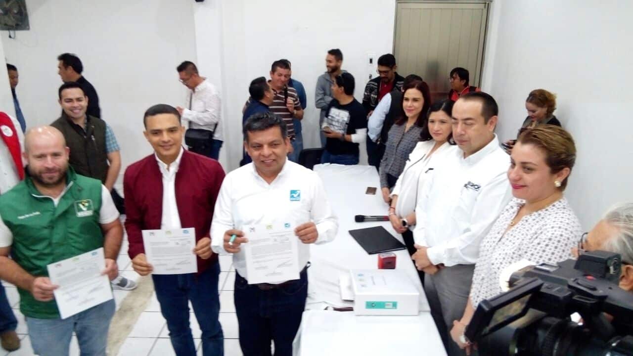 PRI, PVEM y Nueva Alianza registran solicitud de convenio de coalición ante el IEQROO