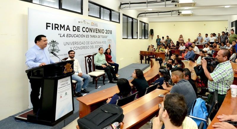 Ratifica Congreso apoyo mensual para estudiantes de la UQROO