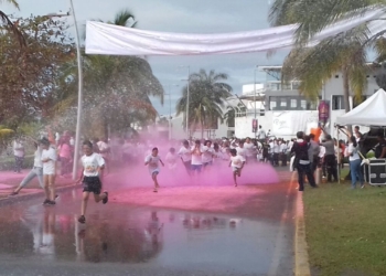Nutrida asistencia a la Carrera de Colores Carnaval Chetumal 2018