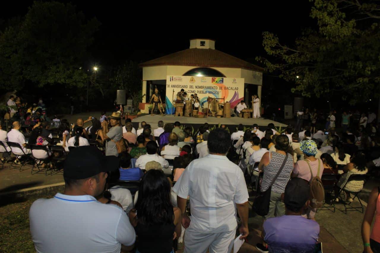 Con magno evento cultural, celebran XI Aniversario de Bacalar como Pueblo Mágico