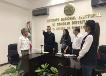 Cambia INE funcionario en la Junta Distrital 02 de Q. Roo