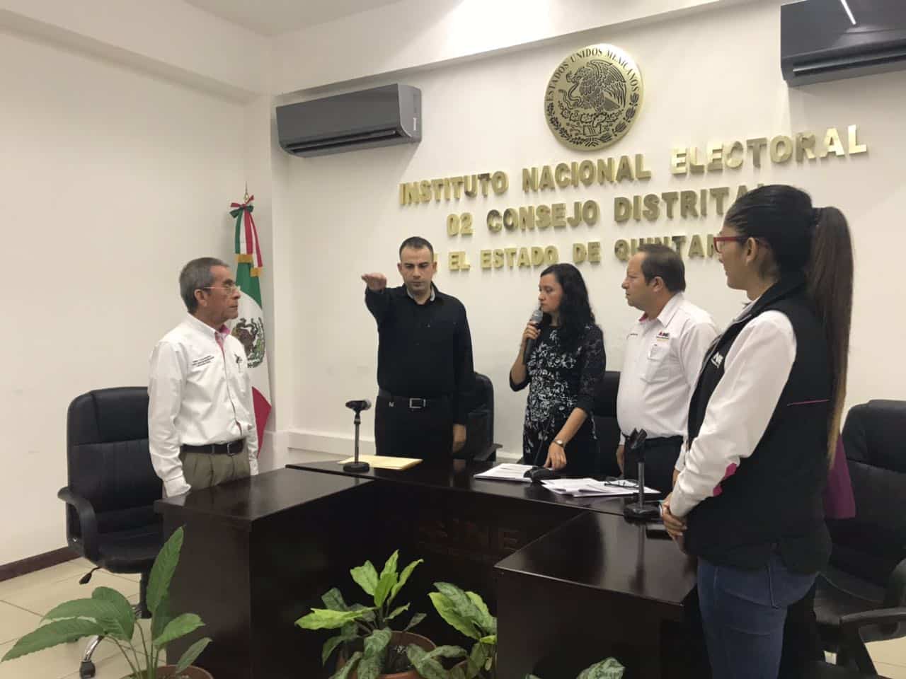 Cambia INE funcionario en la Junta Distrital 02 de Q. Roo