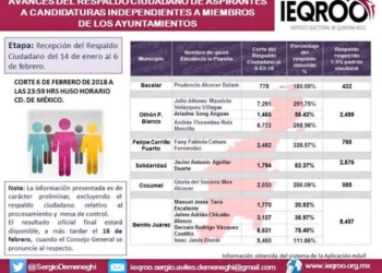 De 10, 6 aspirantes brincan primera aduana para candidaturas independientes