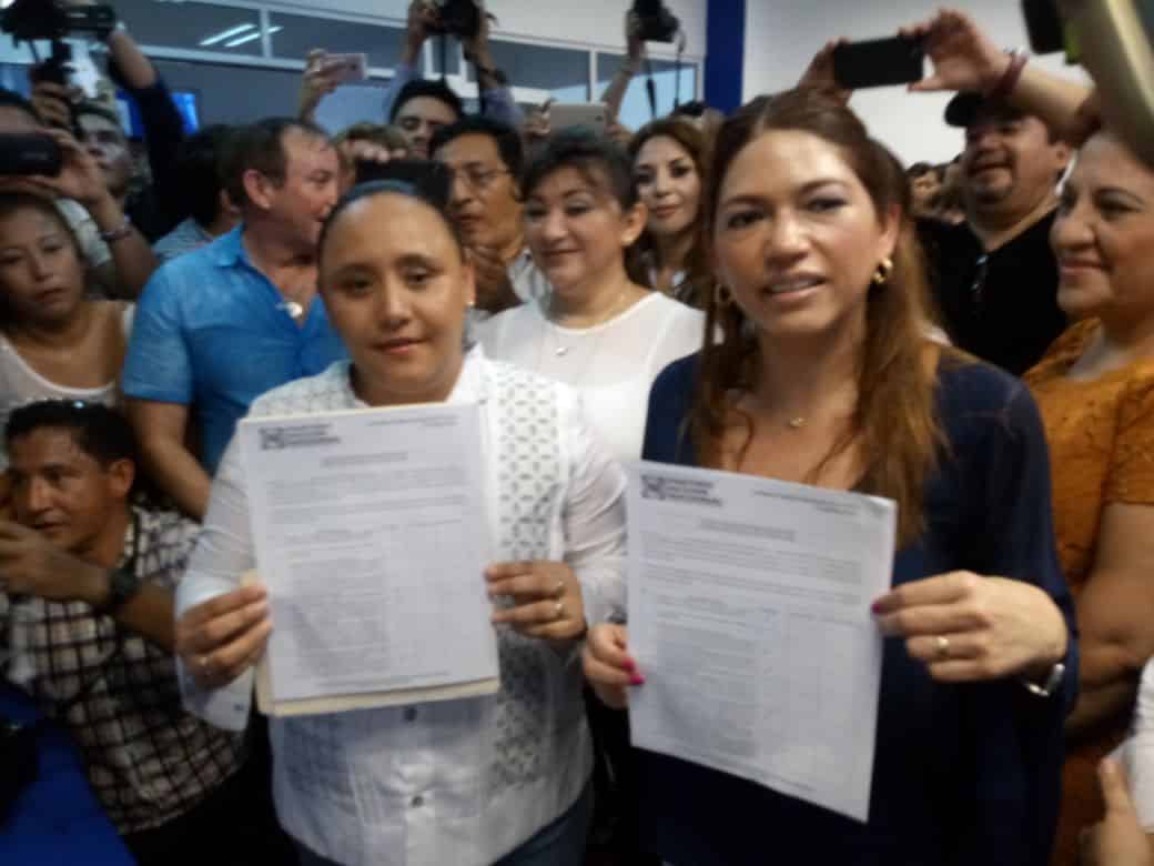 Cristina Torres, da el primer paso en busca de su reelección por Solidaridad