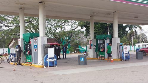 Frenan despacho de gasolina en estación de JMM