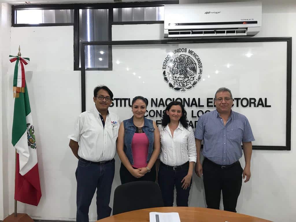 PES presenta al INE solicitud de candidaturas por los Distritos 01 y 03